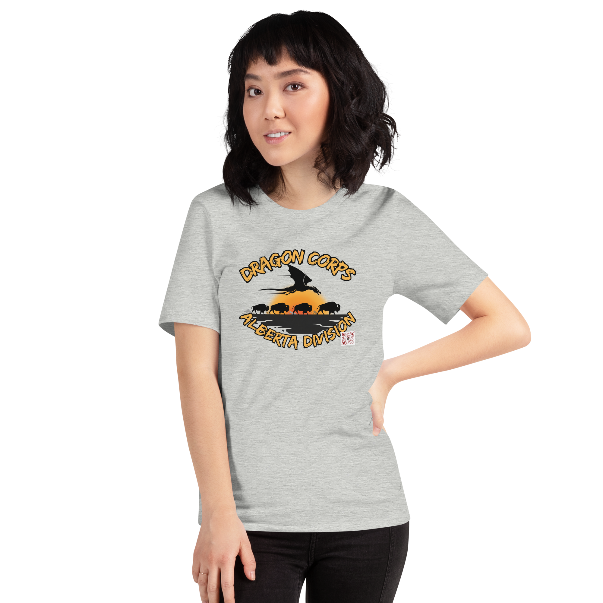 Unisex T-shirt, DC Alberta, Bison Sunset 01